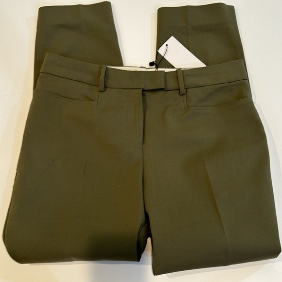 MNG 8 dress pants green khaki front and back pockets - Picture 9 of 9